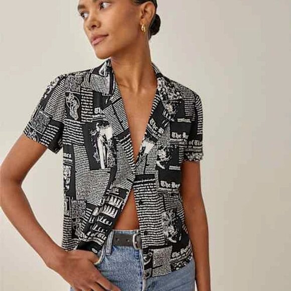 Reformation Cuba Top in Magazine Size S - Picture 5 of 14